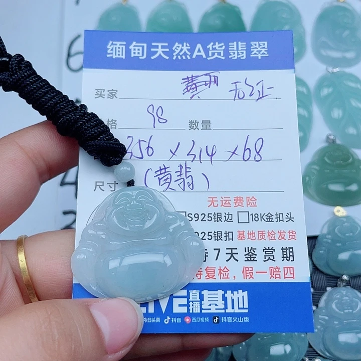 吊坠(不含链)未镶嵌翡翠缅甸a货翡翠