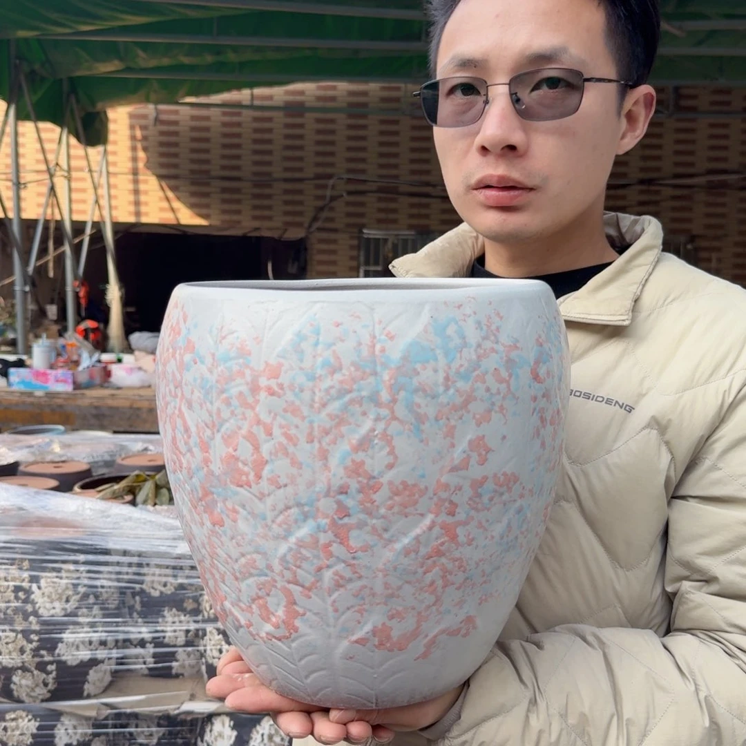 紫砂公道杯口24.5高27（一个粉树叶
