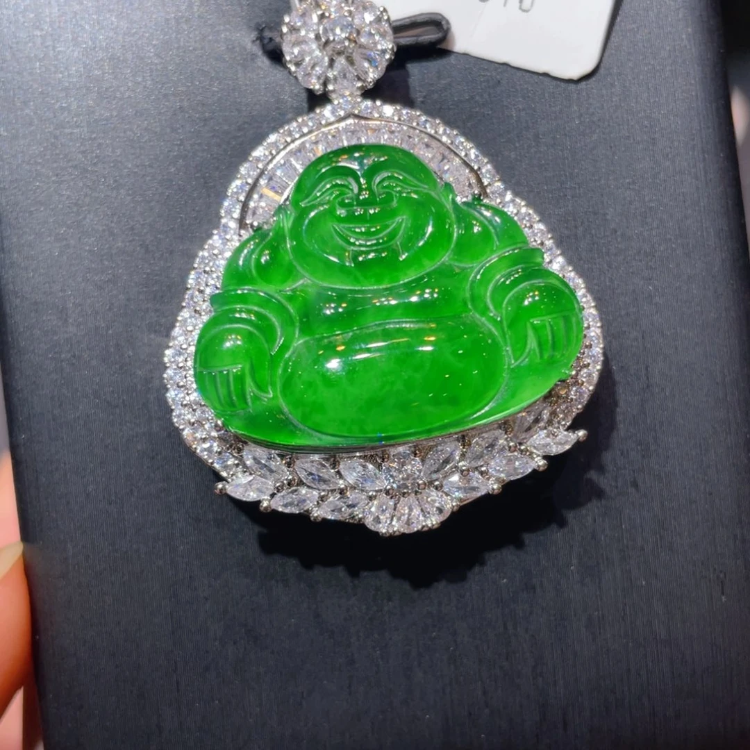 翡翠未镶嵌颈饰吊坠