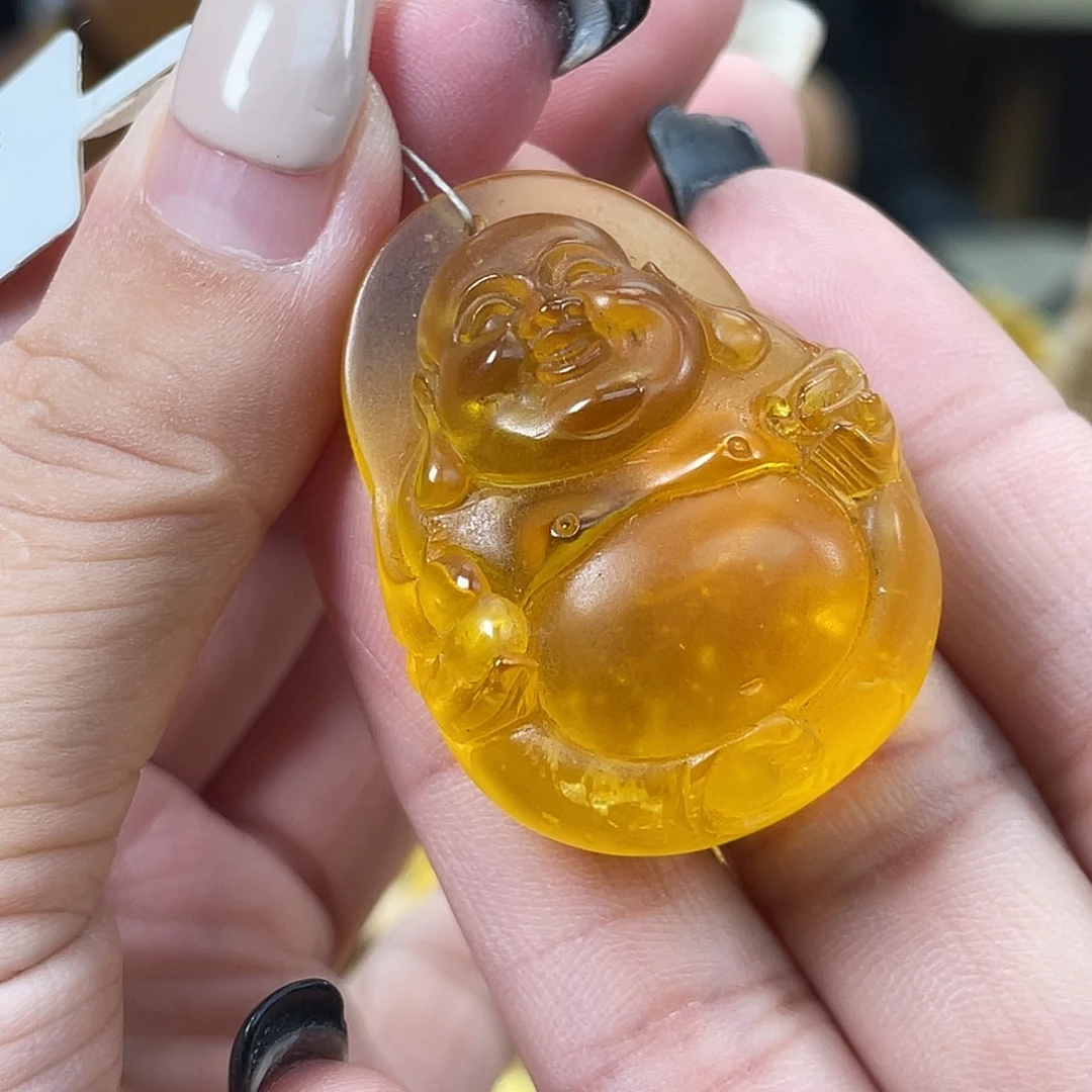 琥珀未镶嵌珠宝奇石h38