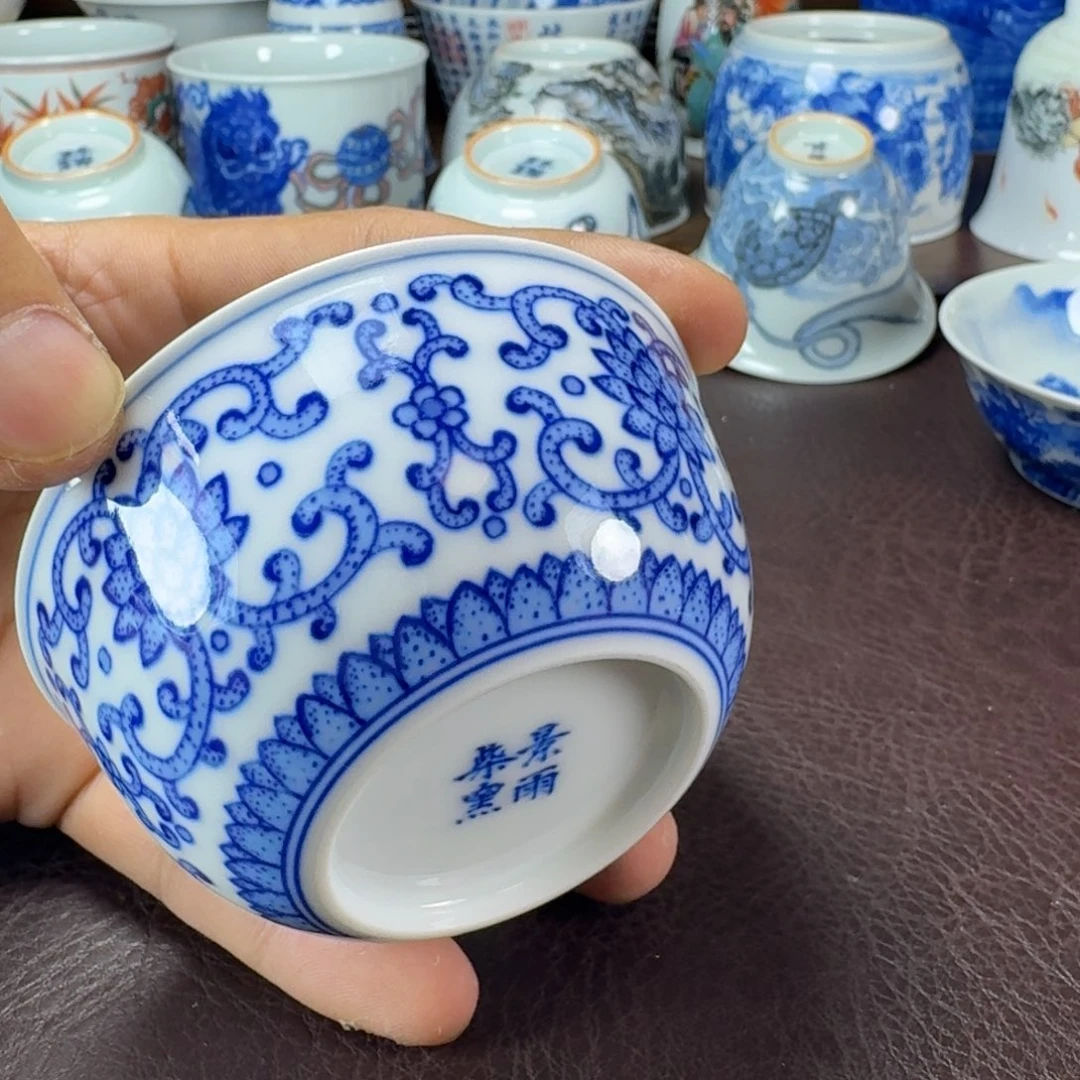 瓷片当代景德镇陶瓷手绘茶具