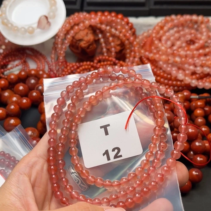 南红玛瑙未镶嵌多样性发货默认微瑕称重5mm