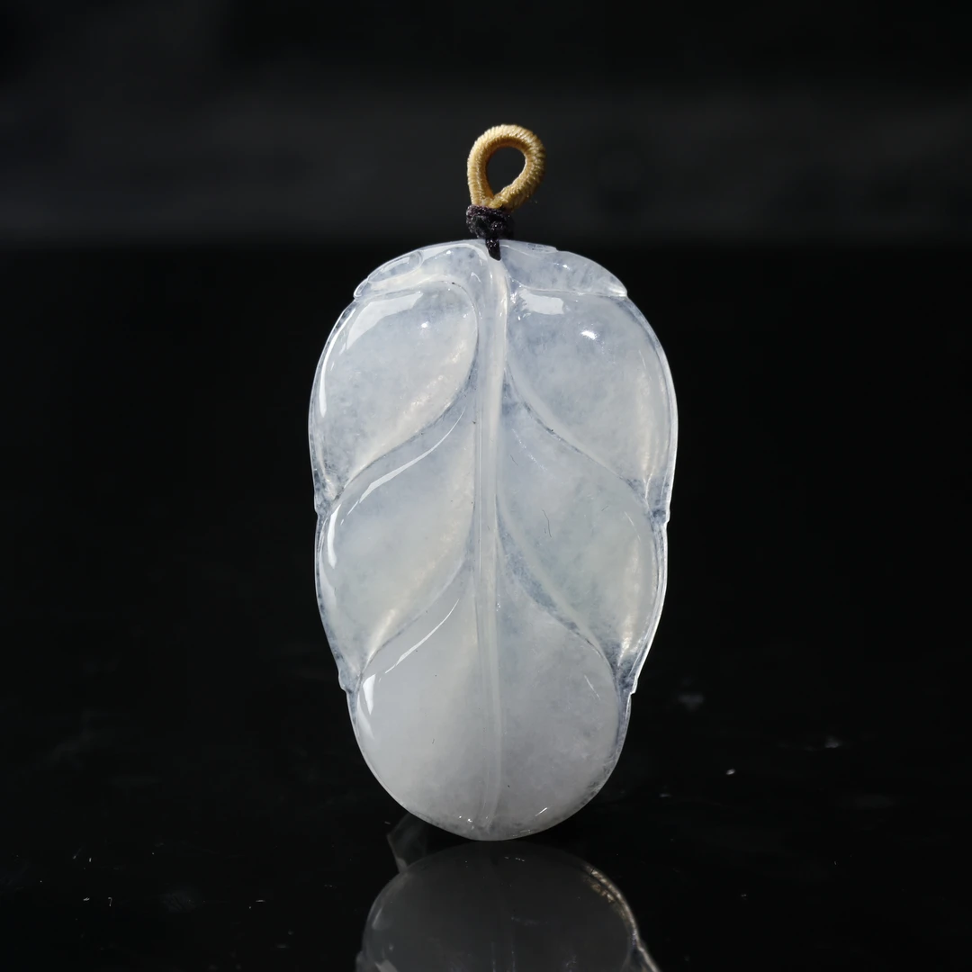 10天然缅甸翡翠A货叶子/600049/上海嘉禾拍卖