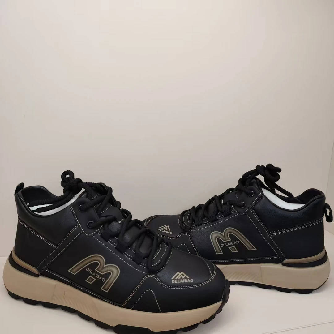 【79803】新款秋季男士时尚休闲加绒二棉鞋