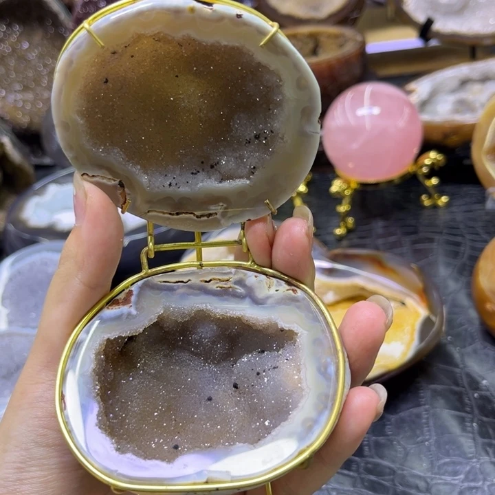 未镶嵌发饰水晶彩晶盆