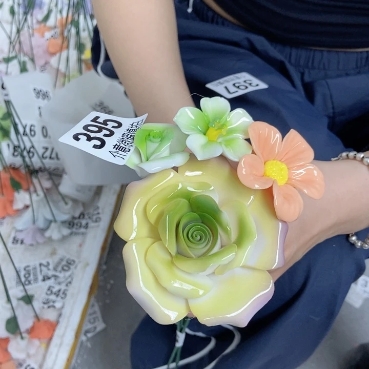 杯手工制作陶瓷花