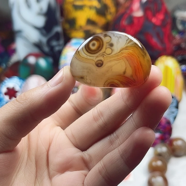 玛瑙/玉髓未镶嵌耳环