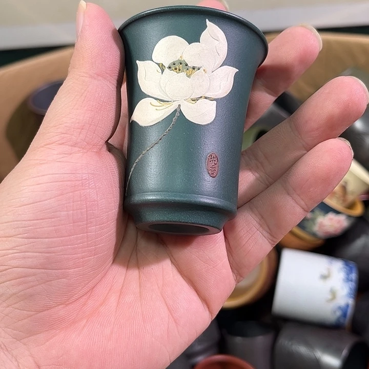 茶杯紫砂全手工紫砂主人杯