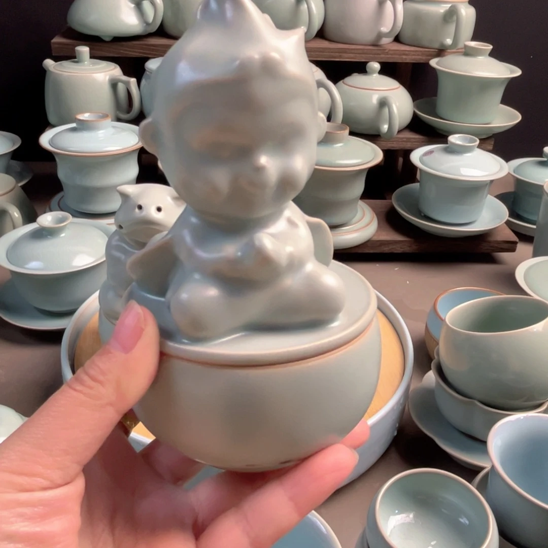 陶其他瓷仿古釉金蟾香薰炉