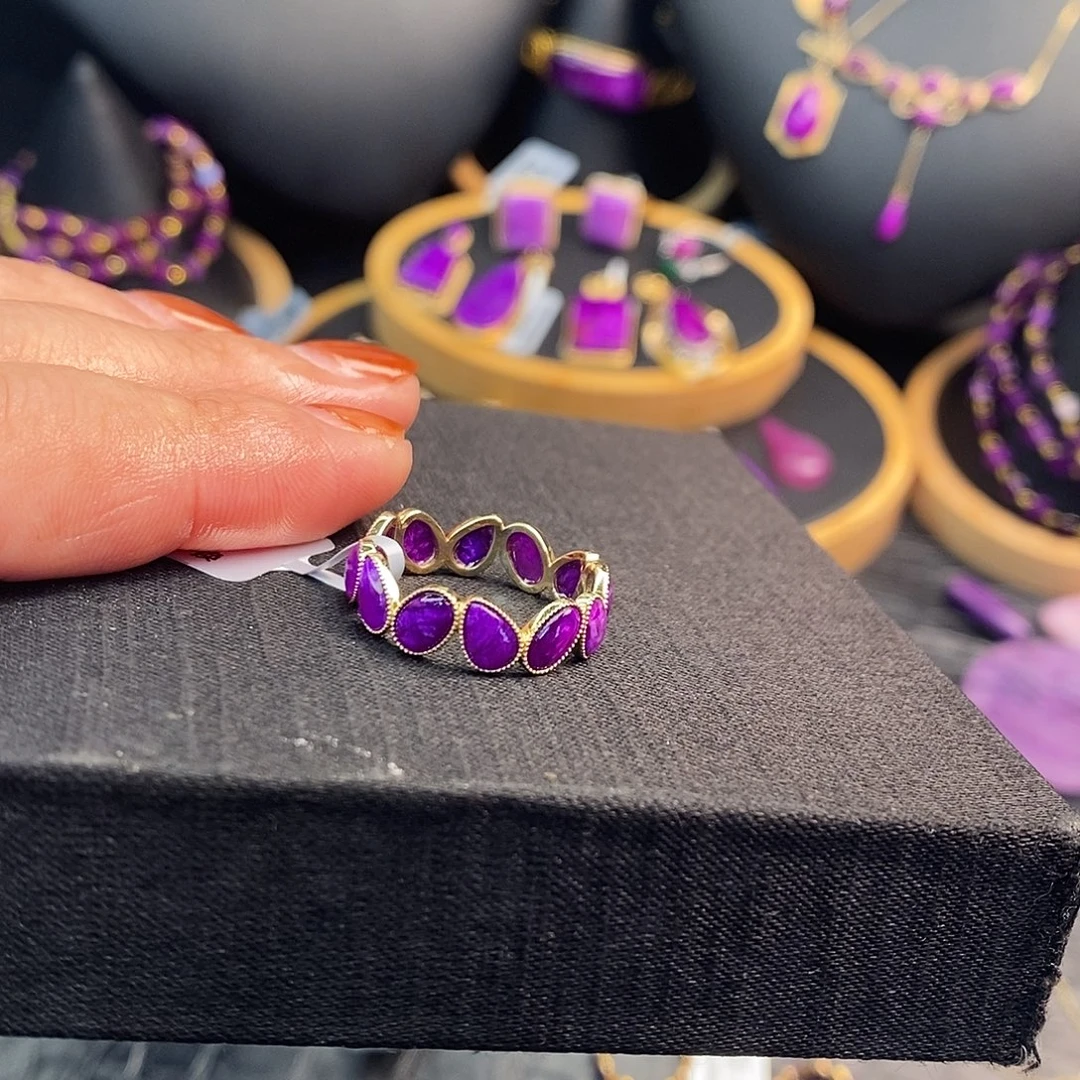 苏纪石（舒俱来）18K金镶嵌指环