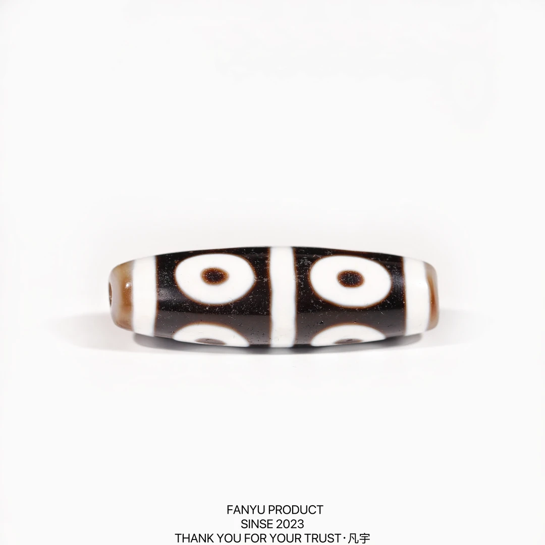 凡宇出品·台珠行运任晓潘臻品爆砂金刚八眼天珠锁骨链男女款轻奢