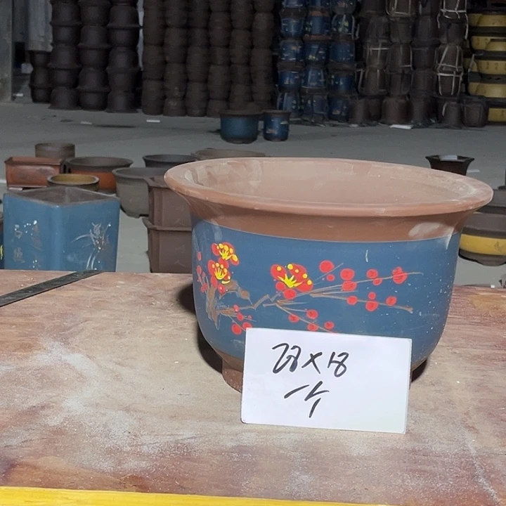 紫砂花盆手工制作9