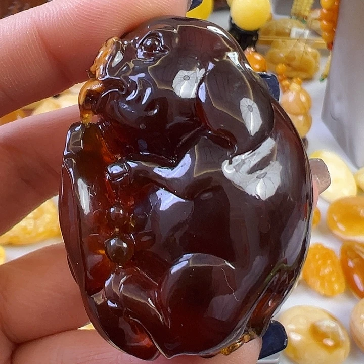 蜜蜡颈饰未镶嵌蜜蜡