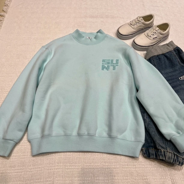 20537高端童装时尚百搭秋冬新品抓绒卫衣A11-3-2