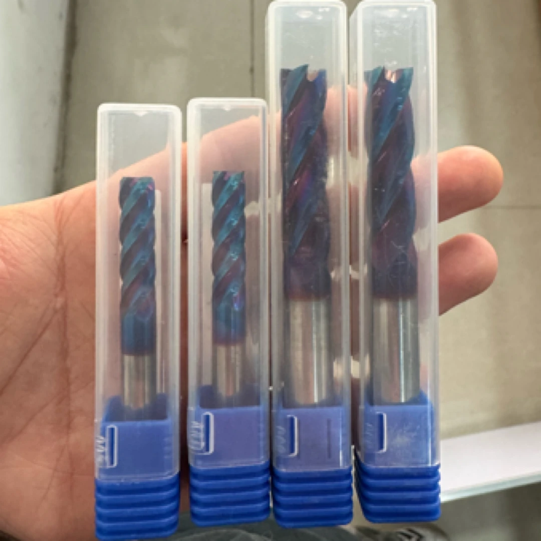 福利款全新D8*75L D12*100L 彩色钨钢铣刀 加工硬料专用