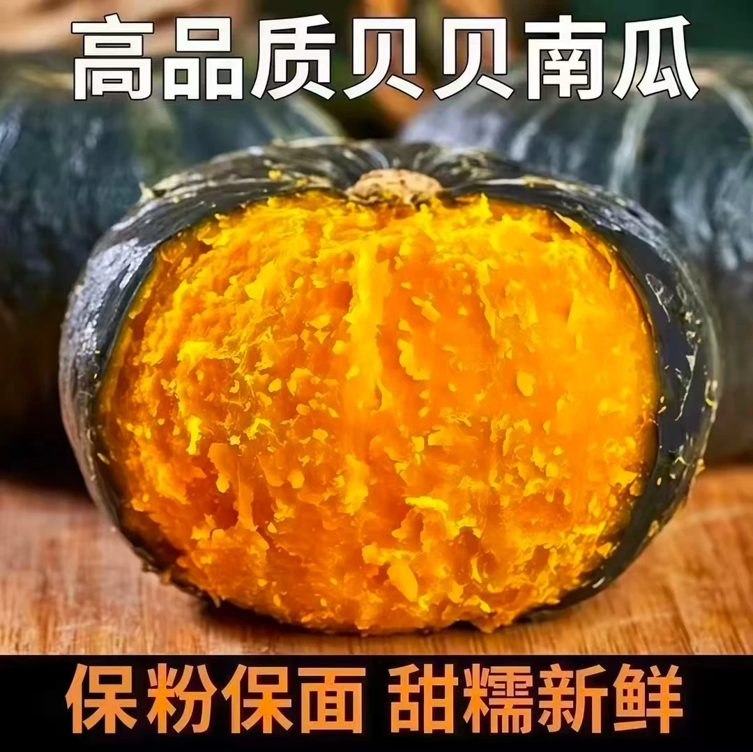 正宗板栗味贝贝南瓜新鲜采摘粉糯香甜可作婴儿辅食