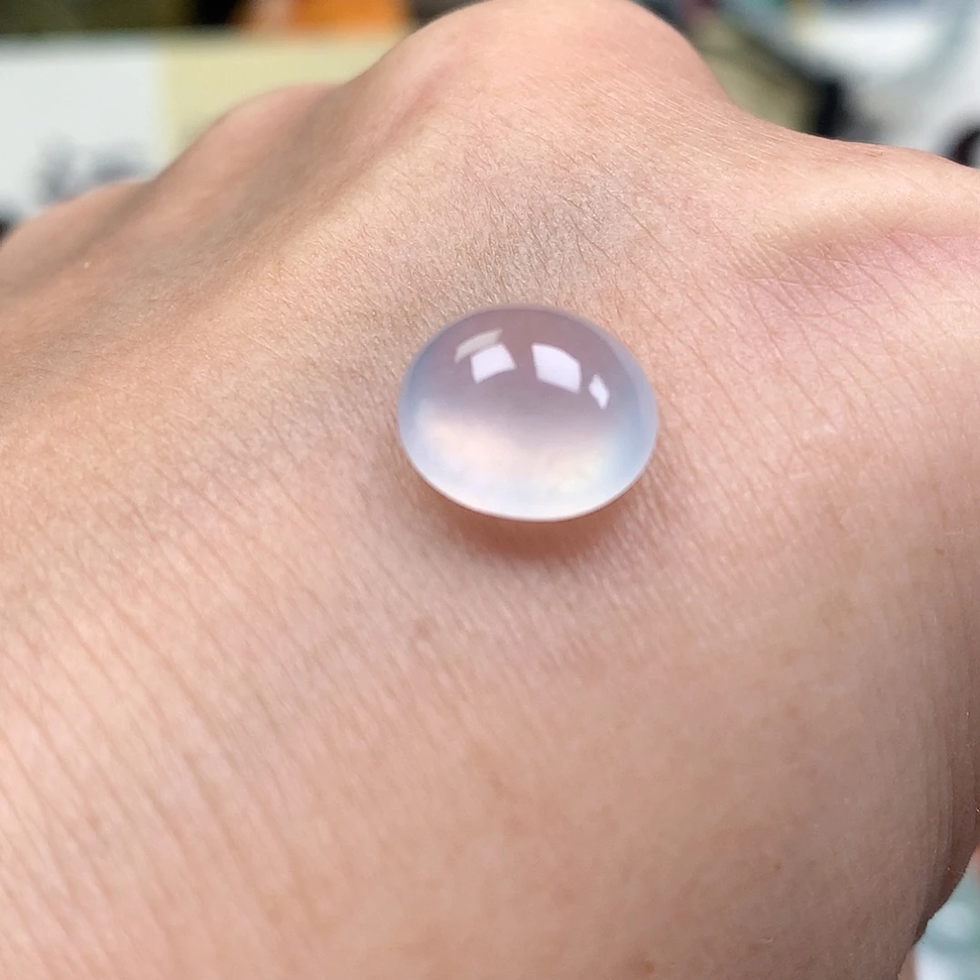 翡翠裸石缅甸天然A货翡翠冰种蛋面