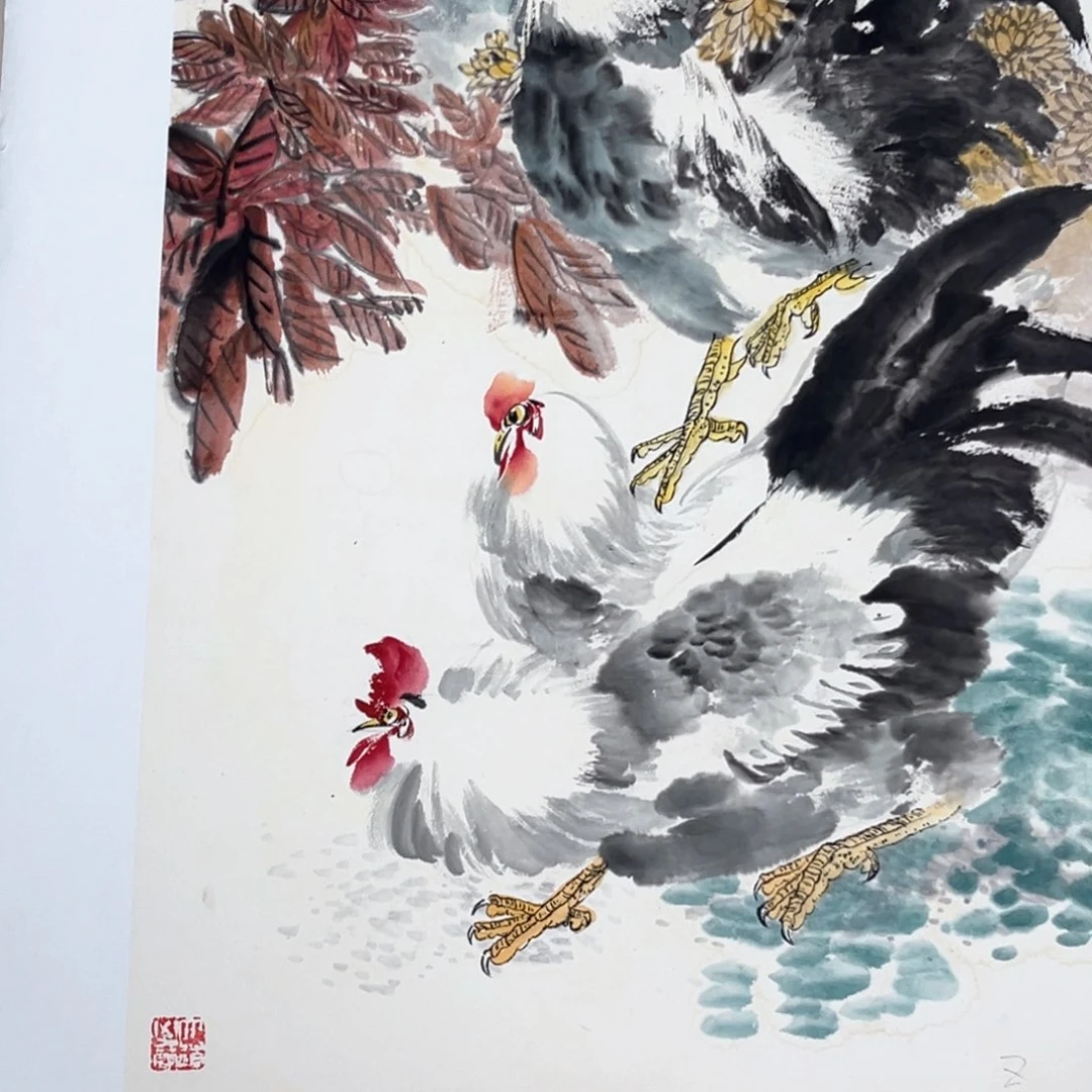 呵***哈国画成亮老师小四尺冯1