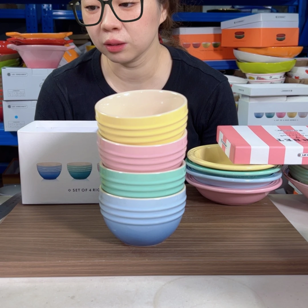 陶瓷四个装米饭碗