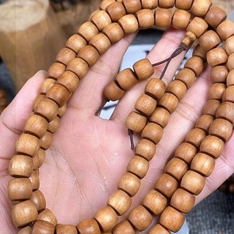 檀香木手串/手链老山檀香8/9/108沉水微瑕疵