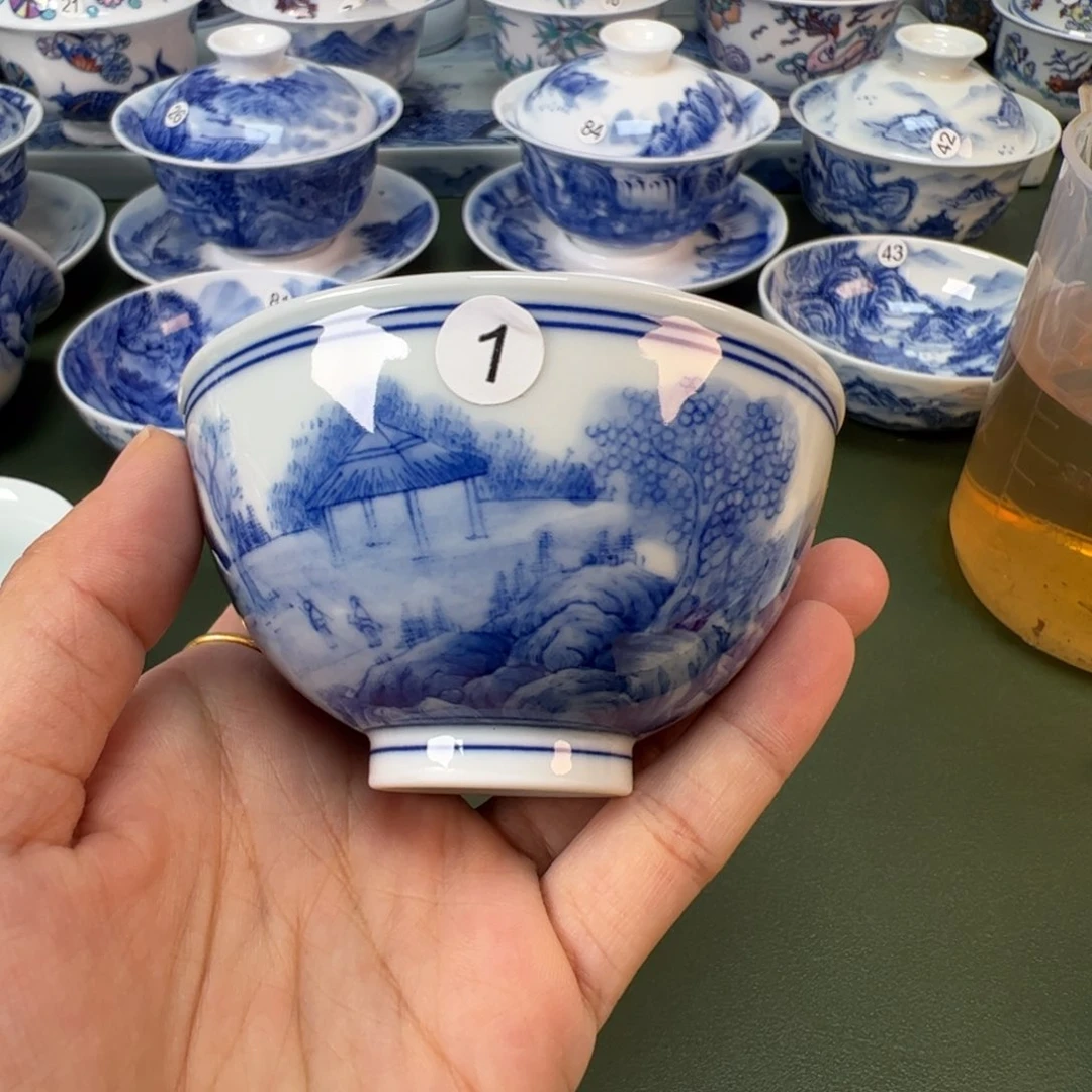 木木景德镇纯手工纯手绘茶具1