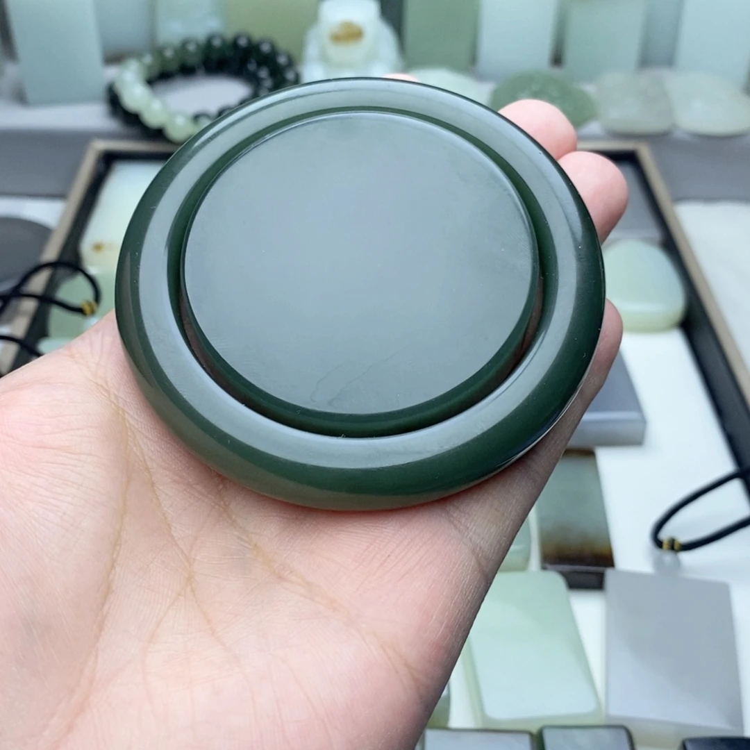 和田玉未镶嵌颈饰大*～