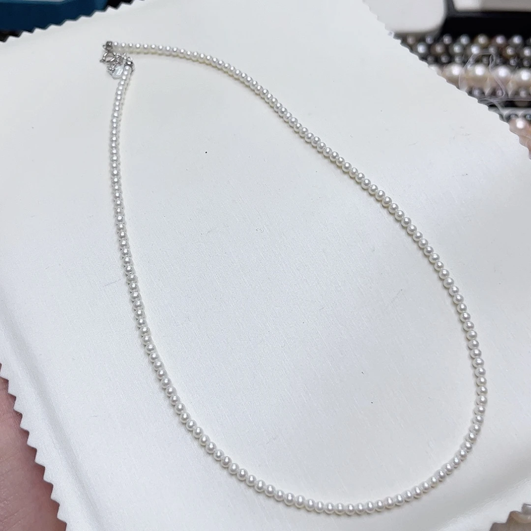 淡水珍珠未镶嵌颈饰2-3淡水ak