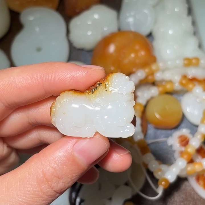 和田玉（白玉）戒指未镶嵌