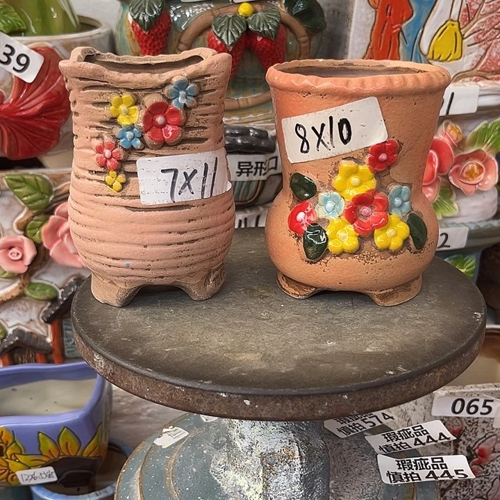 粗陶材质多肉花盆