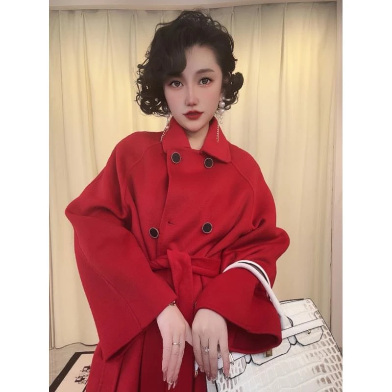 【亏品】一生一件羊毛大衣气质轻奢ED24090014