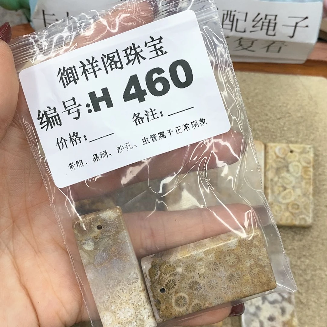 硅化珊瑚（珊瑚玉）H未镶嵌家****！