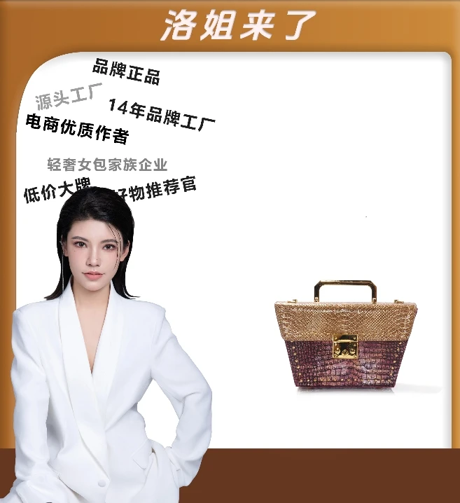 （粉丝专享）新款包包简约女士休闲手提斜跨包LL302