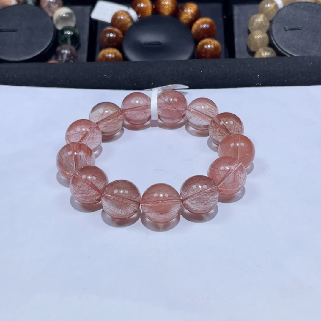 手链水晶未镶嵌红发16mm