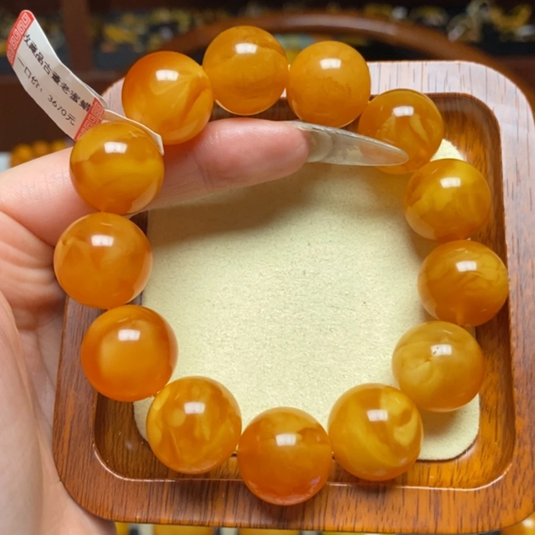 【闪购商品】蜜蜡手链未镶嵌手串