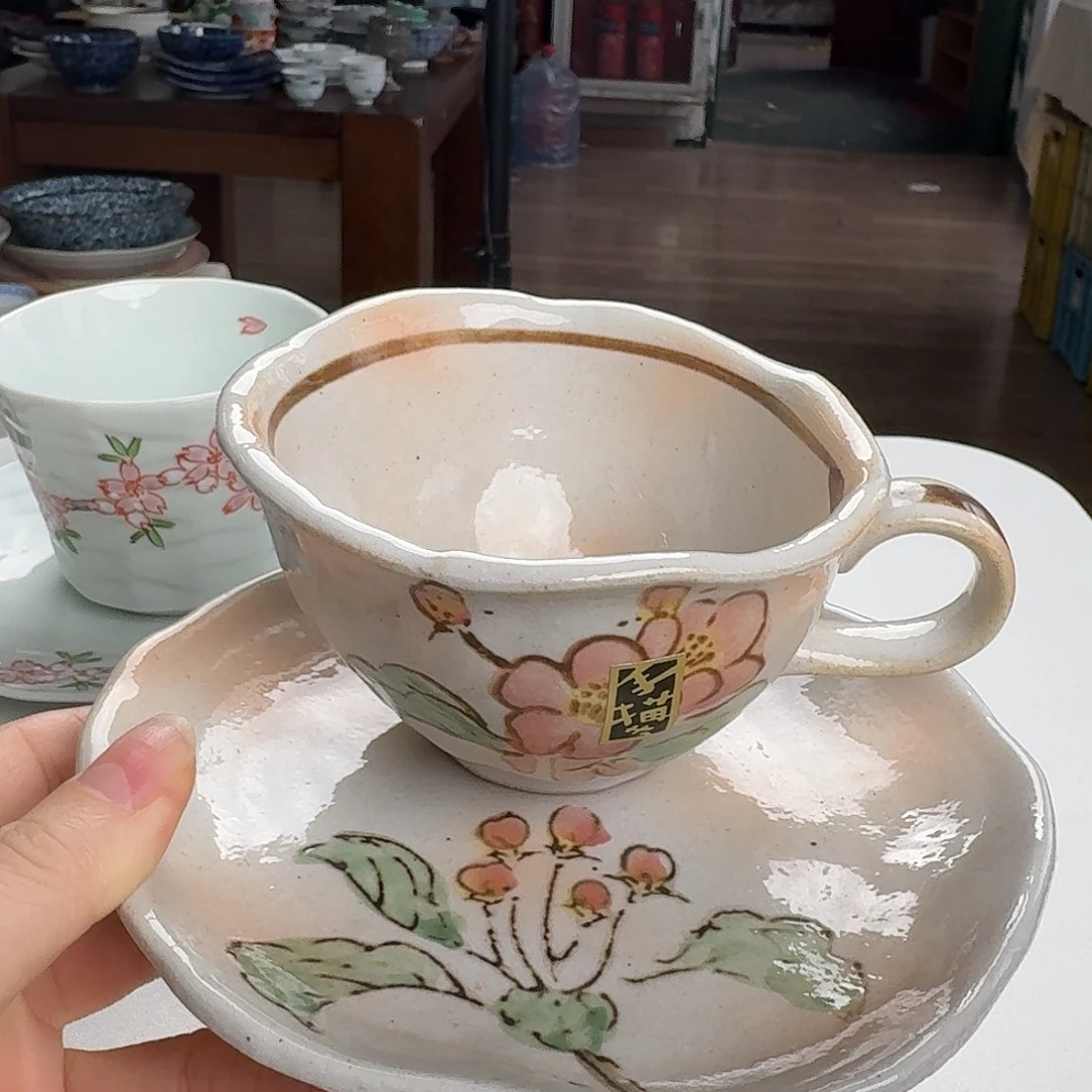 瓷山樱花手绘马克杯160毫升