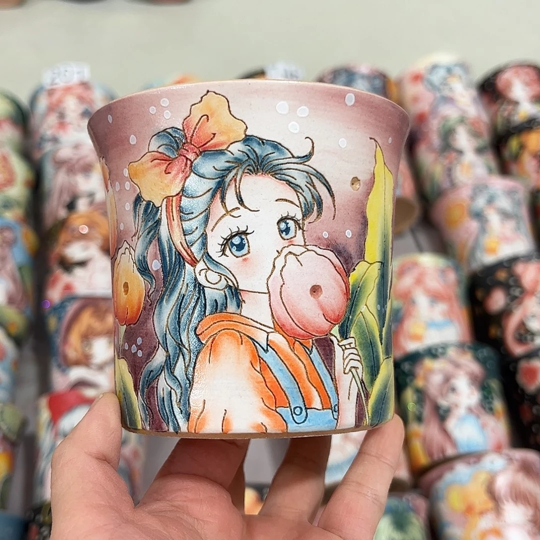 景德镇炫彩手绘口10.5