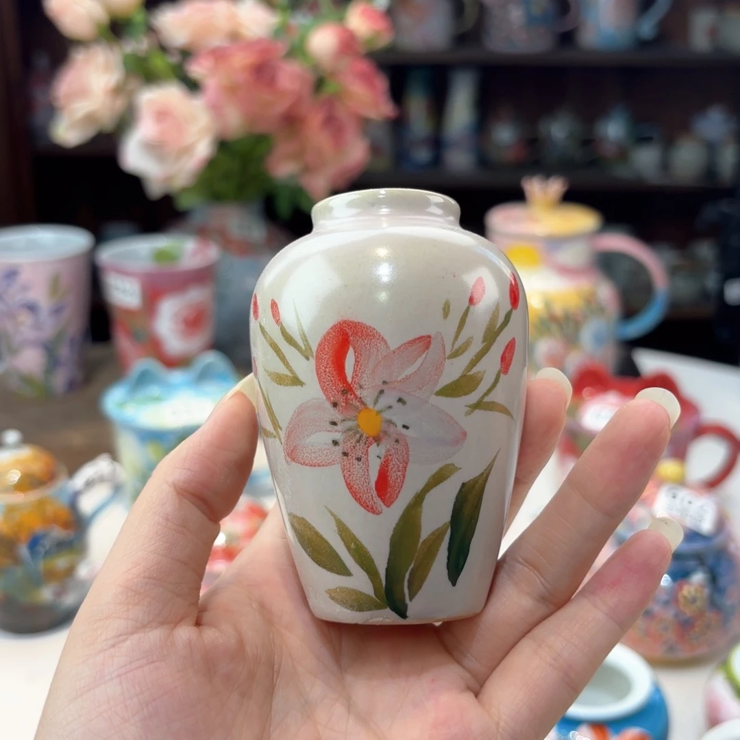 景德镇手绘高温釉下彩陶瓷茶具