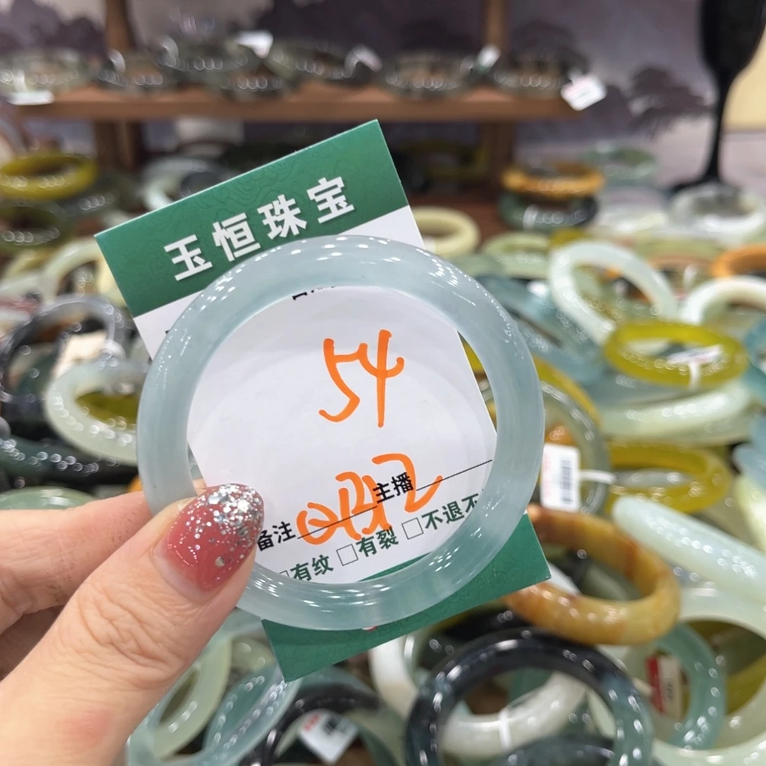 未镶嵌蛇纹石玉手镯手镯
