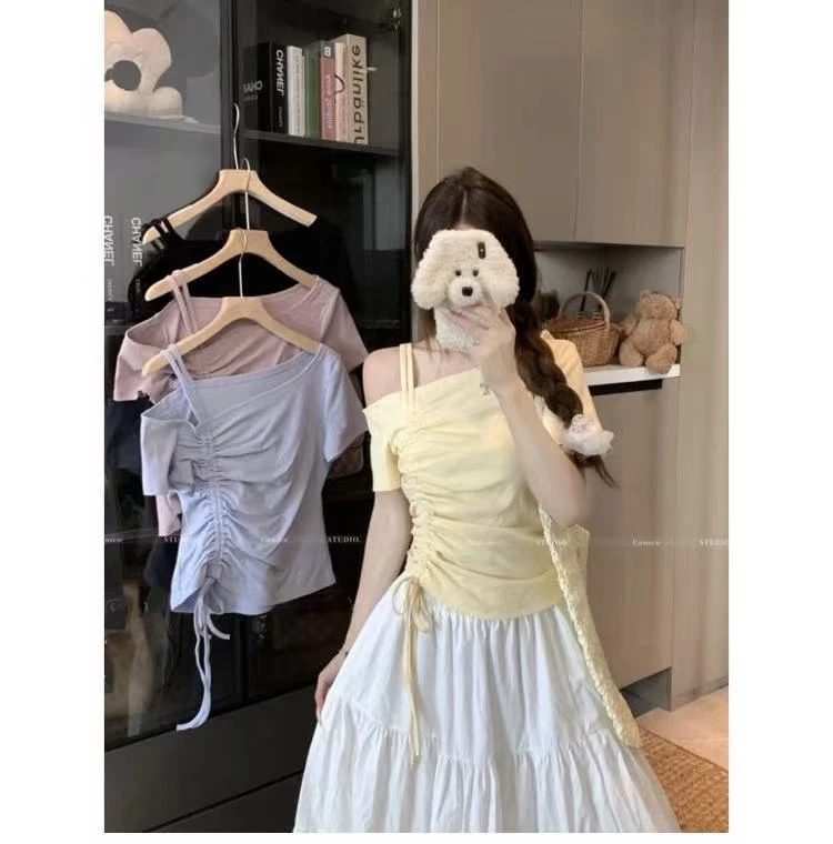 （有内衬）2025年夏季新款微胖大码女装胖mm法式气质温柔风两件套潮