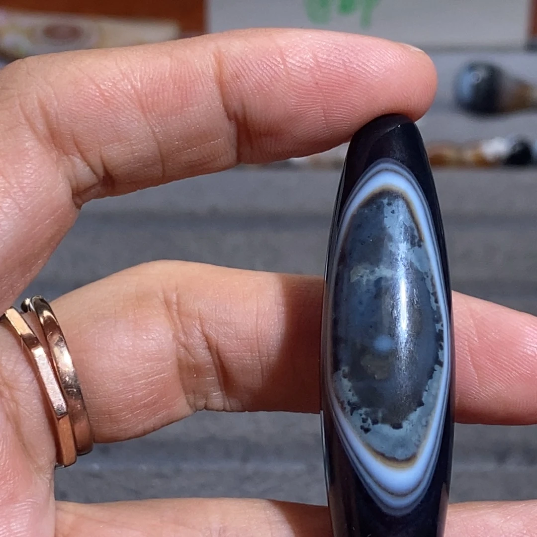 葡***萄玛瑙/玉髓合金颈饰