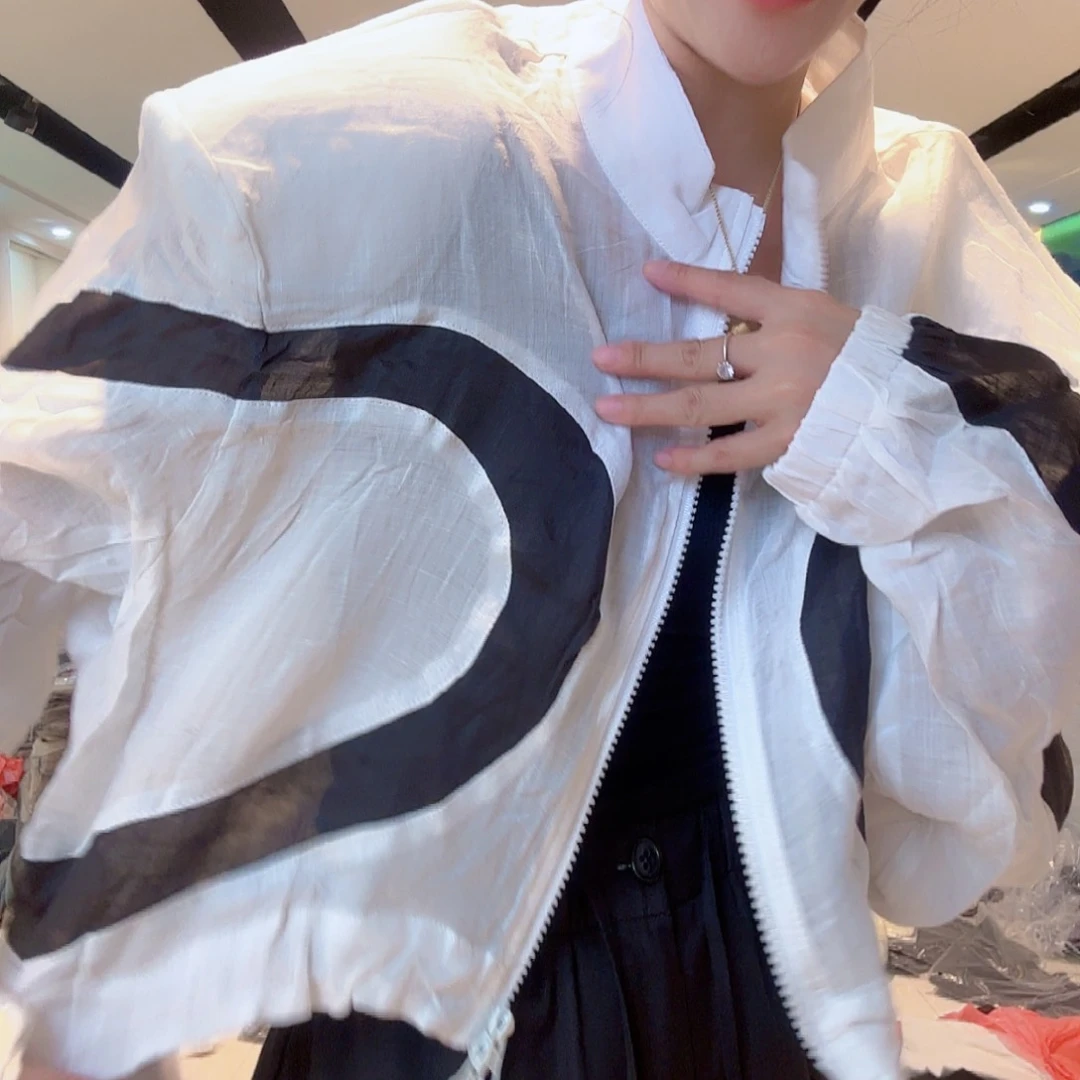 苎麻白色外套130斤