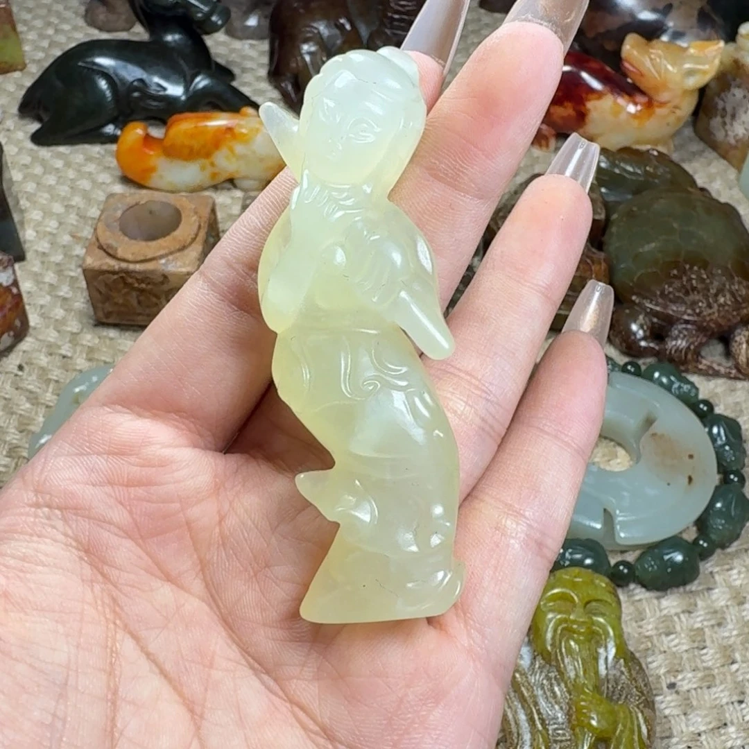 吊坠白玉菩提挂件