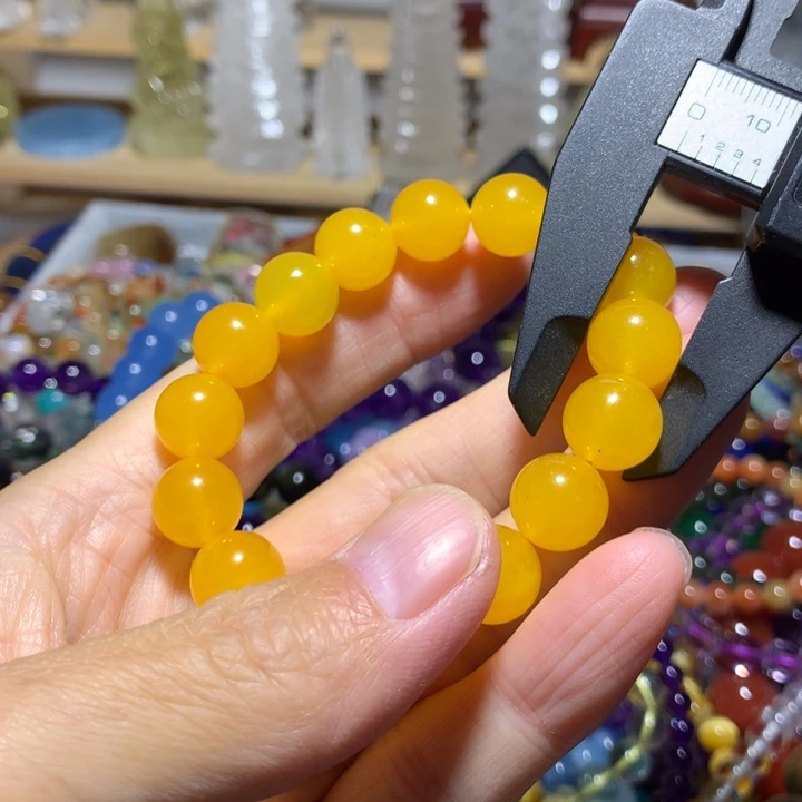 玛瑙/玉髓未镶嵌手链12mm手串