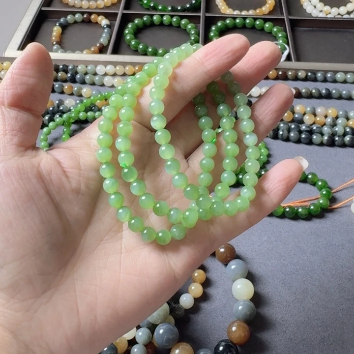 和田玉（糖玉）未镶嵌手链