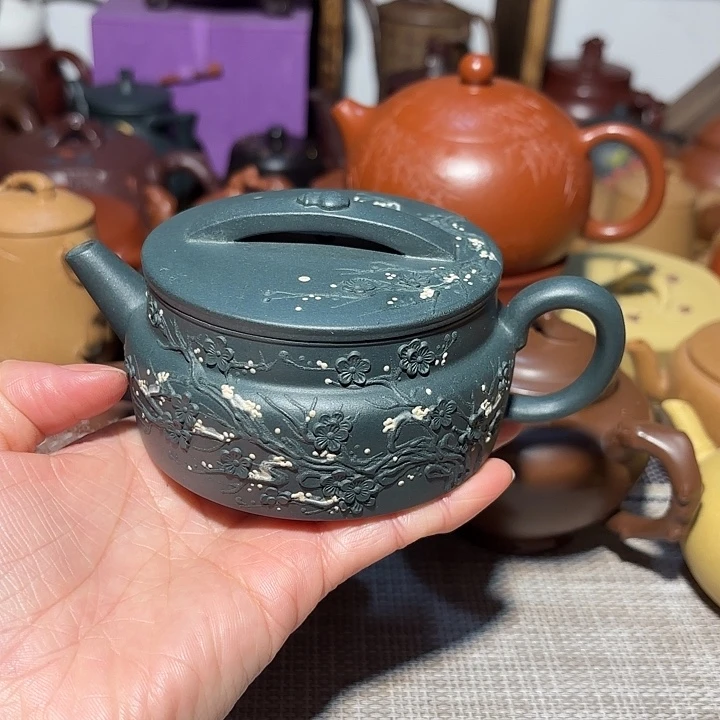 紫砂茶壶原矿宜兴紫砂微瑕