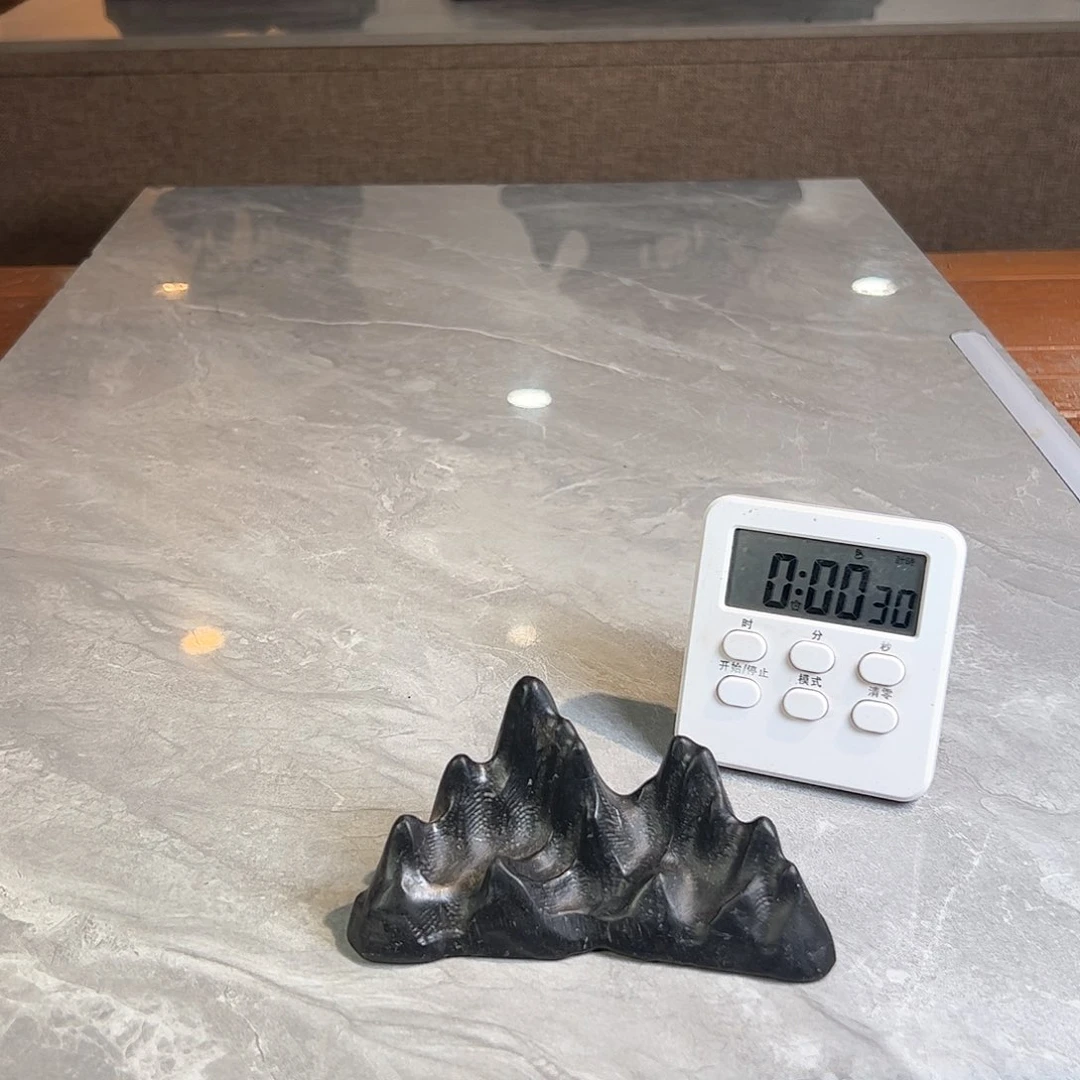 顺***然灵璧奇石博览会摆件