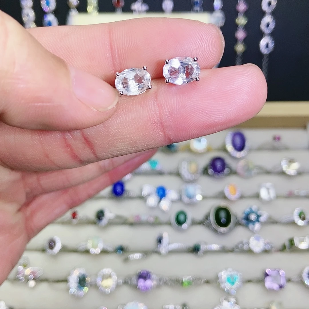 【闪购商品】未镶嵌耳饰水晶