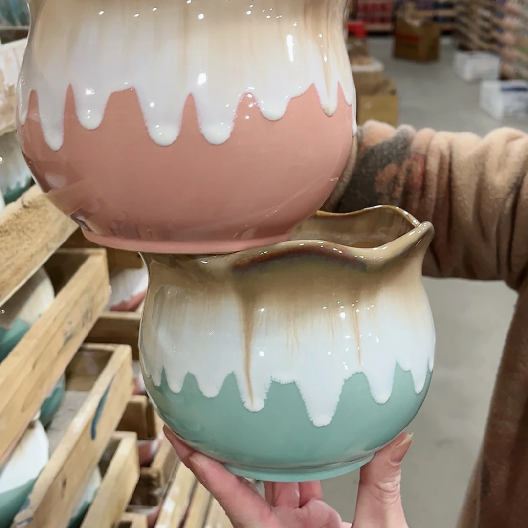 【闪购商品】陶瓷陶瓷多肉植物花盆