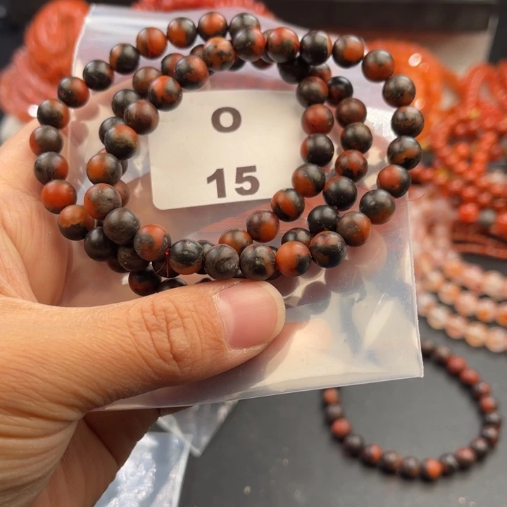 南红玛瑙未镶嵌多样性发货默认微瑕称重7mm3条