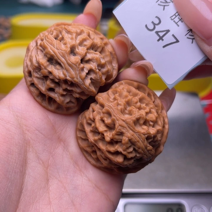 把件文玩核桃苹果42.347